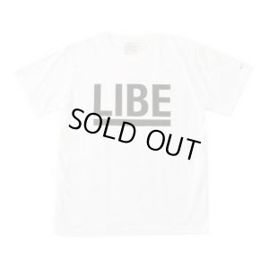 画像1: 【LIBE BRAND】 BIG LOGO TEE (WHITE)