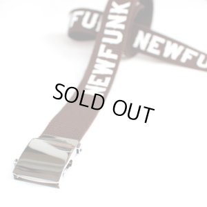 画像2: 【NEWFUNK】G.I BELT (BROWN)