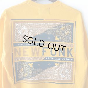 画像4: 【NEWFUNK】PAISLEY BANDANA LONG SLEEVE SHIRT (GOLD)