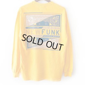 画像1: 【NEWFUNK】PAISLEY BANDANA LONG SLEEVE SHIRT (GOLD)