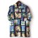 画像1: Pattern Shirt / Hawaii Surf / size: L (1)