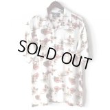 Pattern Shirt / Flower White / size: XL