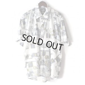 画像1: Pattern Shirt / Ston White / size: L