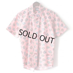 画像1: Pattern Shirt / Car Pink / size: L