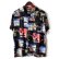 画像1: Pattern Shirt / Sunset Black / size: L (1)