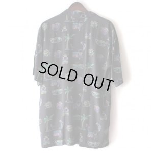画像2: Pattern Shirt / Neon Black / size: XL