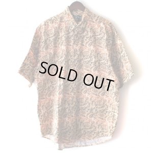 画像1: Pattern Shirt / Elephant / size: XL