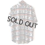 Pattern Shirt / Sapphire / size: XL