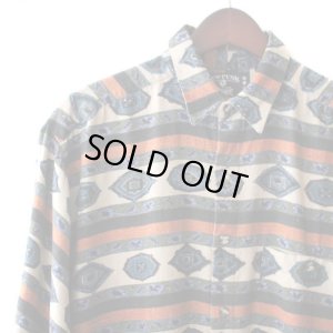 画像3: Pattern Shirt / Sapphire / size: XL