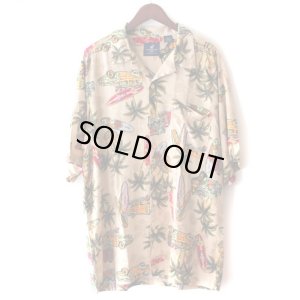 画像1: Pattern Shirt / Surf Car / size: XL