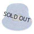 【NEWFUNK】AMKZTAG BUCKET HAT (INDIGO DENIM)