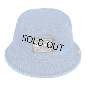 画像1: 【NEWFUNK】AMKZTAG BUCKET HAT (INDIGO DENIM)