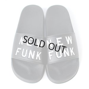 画像1: 【NEWFUNK】NF LOGO SHOWER SANDAL (BLACK)