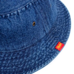 画像3: 【NEWFUNK】AMKZTAG BUCKET HAT (INDIGO DENIM)