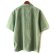 画像2: 【NEWFUNK】HALF ZIP LINEN SHIRT (Light Green)