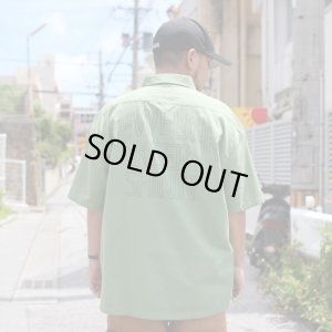 画像8: 【NEWFUNK】HALF ZIP LINEN SHIRT (Light Green)