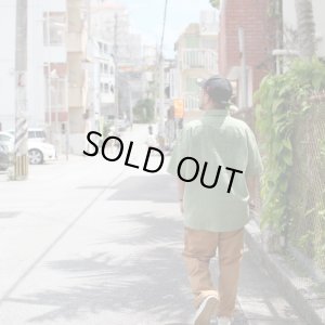 画像10: 【NEWFUNK】HALF ZIP LINEN SHIRT (Light Green)