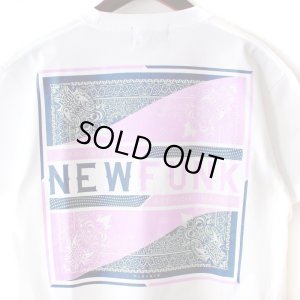 画像4: 【NEWFUNK】PAISLEY BANDANA TEE (White)