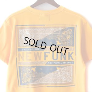 画像4: 【NEWFUNK】PAISLEY BANDANA TEE (GOLD)