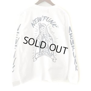 画像1: 【NEWFUNK】SIBA "MARIA" LONG SLEEVE SHIRT (WHITE)