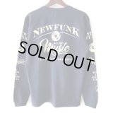 【NEWFUNK】MUSIC ALL DAY LONG SLEEVE SHIRT (Navy)