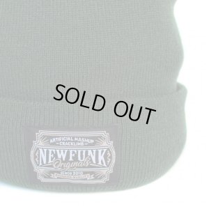 画像3: 【NEWFUNK】AMKZTAG KNIT CAP (IVY GREEN)