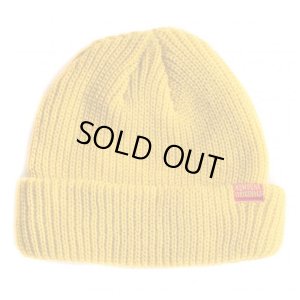 画像1: 【NEWFUNK】SHORT KNIT CAP (YELLOW)