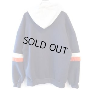 画像2: 【NEWFUNK】TWO LINE HOODIE