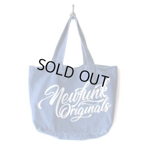 画像1: 【NEWFUNK】DENIM TOTE BAG (Indigo)