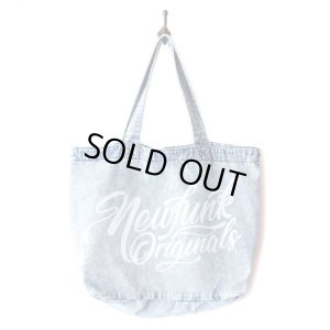 画像1: 【NEWFUNK】DENIM TOTE BAG (Wash)