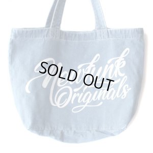 画像2: 【NEWFUNK】DENIM TOTE BAG (LIGHT BULE)