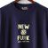 画像3: 【NEWFUNK】SIBA "COOL J" TEE (Navy) (3)