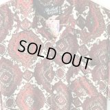 Pattern Shirt / Red Syo / size: L