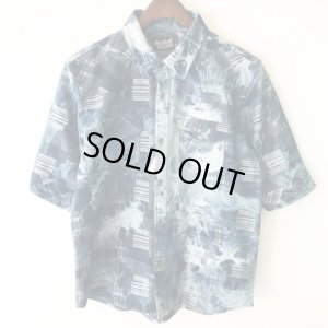 画像1: Pattern Shirt / Denim Clash / size: M