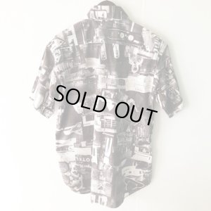 画像2: Pattern Shirt / Gray American / size: L