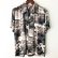 画像2: Pattern Shirt / Gray Bird / size: M (2)