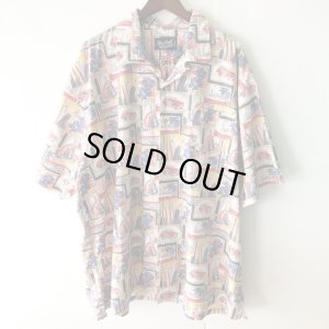 画像1: Pattern Shirt / Surf / size: 2XL