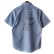 画像2: 【NEWFUNK】Script Chambray Work Shirt (2)