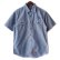 画像1: 【NEWFUNK】Script Chambray Work Shirt (1)