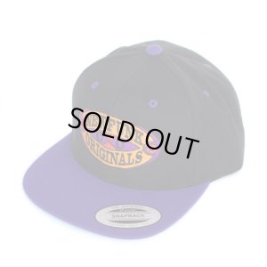 画像1: 【NEWFUNK】CROSS SNAPBACK CAP (Purple)