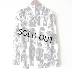 画像2: 【Ryukyu Pride Wear】Open Collar Long Sleeve Shirt