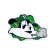 画像1: Skunk Attack Pin Badge (Green) (1)