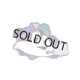 Skunk Attack Pin Badge (Purple)