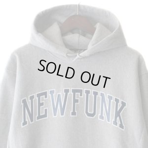 画像2: 【NEWFUNK】COLLEGE LOGO HOODIE (Gray)