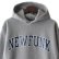 画像2: 【NEWFUNK】COLLEGE LOGO HOODIE (Gray)