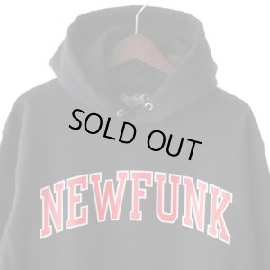 画像2: 【NEWFUNK】COLLEGE LOGO HOODIE (Black)