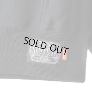 画像3: 【NEWFUNK】COLLEGE LOGO HOODIE (Black)