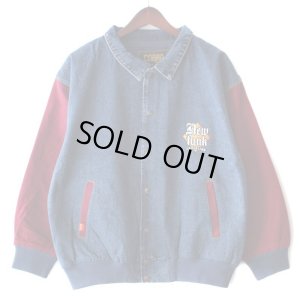 画像1: 【NEWFUNK】DENIM RANGER JACKET (WINE)