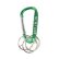 画像1: 【NEWFUNK】Short Carabiner (Green) (1)