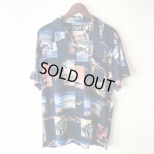画像2: Pattern Shirt / Black Photo / size: XL